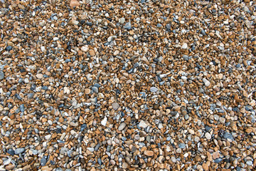 Pebbles on an english beach