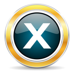 Fototapeta premium cancel icon