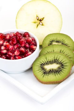 fruits on plate