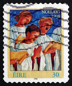 Postage stamp Ireland 1998 Choir Singers, Christmas