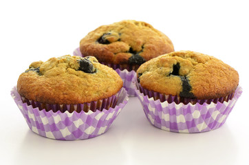 Blueberry banana muffins