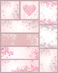 Abstract greeting cards