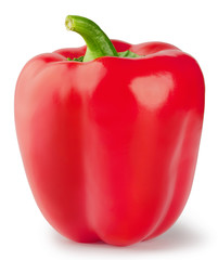 Juicy red bell pepper