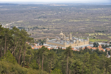 Obraz premium Monasterio de San Lorenzo de El Escorial, Madrid (España)
