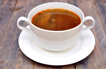 mushroom soup with mayonnaise