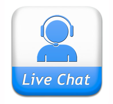 live chat button
