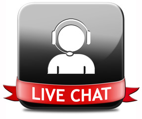 live chat button