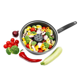 Fresh colorful vegetable
