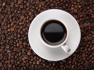 A cup of coffe to get energy and become vivacious