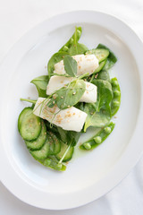 Cod and Green Vegetables