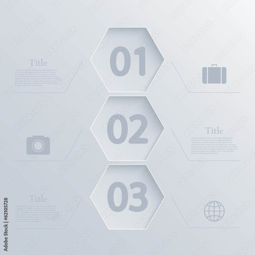 Poster Vector modern infographic element design. Eps 10