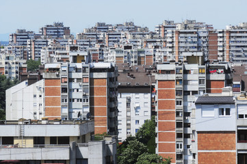 buildings of New Belgrade