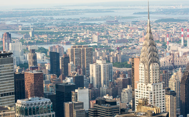 Manhattan, New York. City skyscrapers and skyline