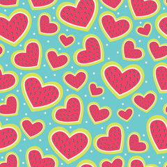 Love pattrn with hearts.