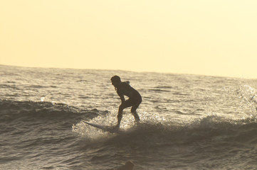 Silhouette Surfer