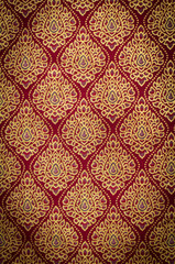 Thai pattern on fabric