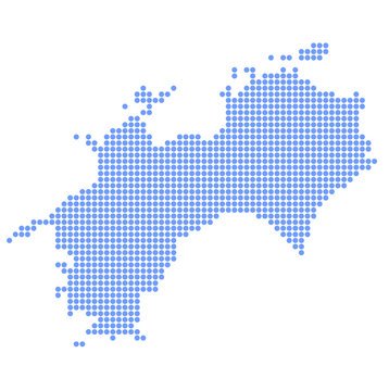 四国　地図　円