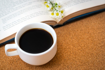 A cup of coffee.