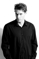 Casual young man posing