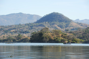 The lake of Suchitlan near Suchitoto
