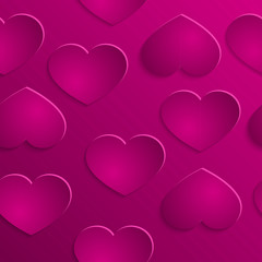 pink hearts