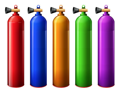 Oxygen tanks