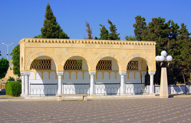 Fototapeta premium Tunisia, the gallery in the complex Bourguiba Mausoleum, Monasti