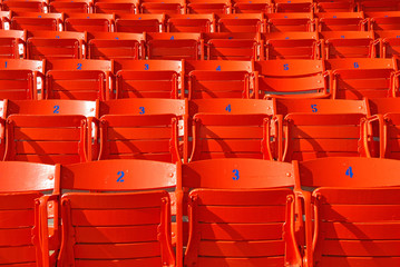 Fototapeta premium Orange Stadium