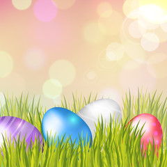 Easter Eggs Background