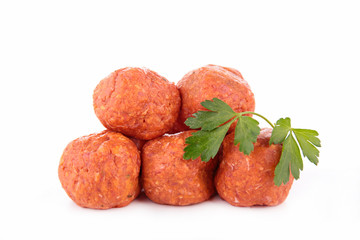 raw meatballs
