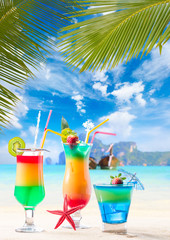 Cocktail and Long tailed boat in Thailand