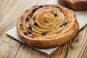 French roll bun, close-up, studio shot
