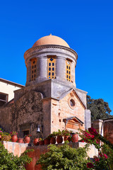 Monastery of Agia Triada of Chania in Crete, Greece.