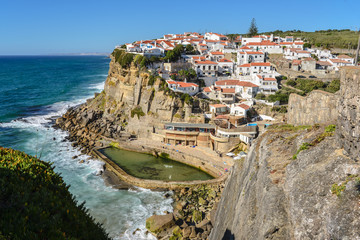Azenhas do Mar, Portugal - obrazy, fototapety, plakaty