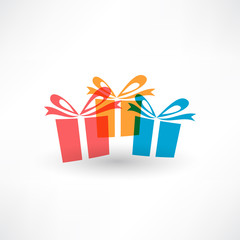 Thre colored gifts