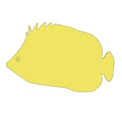 cartoon image of tropical fish