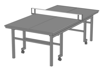cartoon image of table tennis