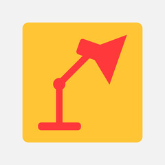 Table lamp icon