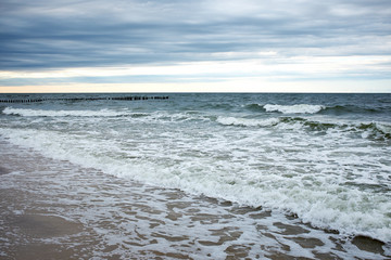 Coast of the Baltic Sea in spring
