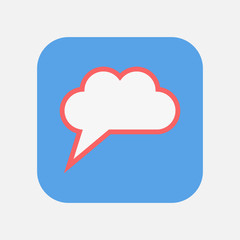 speech cloud icon