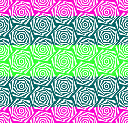 Seamless hexagons pattern.