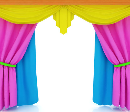 Colorfull curtains