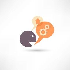 Helper gear and home icon
