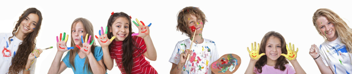 Fototapeta premium kids art classes