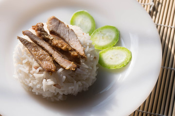 rice with pork fried