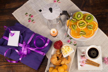 Breakfast still life