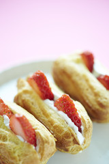 Cream eclairs