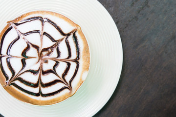 Coffee milk foam cup