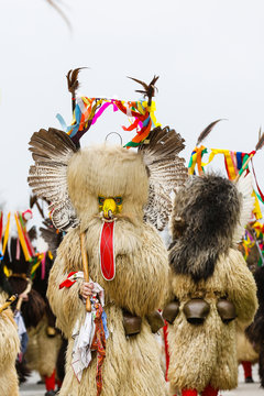 Kurent, slovenian traditional Carnival costume