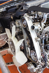 Part of car engine